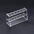 uxcell Acrylic Test Tube Holder Rack, 6 Wells for 10ml Centrifuge Tubes, Clear, 2 Pcs