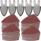 130Pcs Oscillating Tool Detail Sanding Pads Kit, 5Pcs Finger Pads, 125Pcs Sandpaper for Wood and Plaster