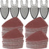 130Pcs Oscillating Tool Detail Sanding Pads Kit, 5Pcs Finger Pads, 125Pcs Sandpaper for Wood and Plaster