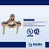 SIGMA ENGINEERED SOLUTIONS ProConnex 41309 Ground Clamp, 1/2" - 1"