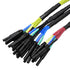 HT306 4 Connectors Sizes Universal Breakout Leads, 6 Channel Test Lead Set for Automotive