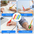 KFHENSOMR 4 Pack Sensory Pen Grips for Quiet Classroom Fidget Toys - Textured Silicone ADHD & Autism Calming Tools