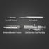 Dr. Metalleung Bolt Action Pen | Heavy Duty Stainless Steel EDC Retractable Ballpoint Pen with Pocket Clip for Smooth