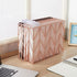 Y YOMA 6 Pack Gradient Hanging File Folders, Decorative Letter Size Folder Organizer with Adjustable Tabs, Coco Mocha
