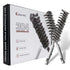 6PCS 304 Stainless Steel Bore Brush, Twisted Wire Drill Brush, 1/4 Inch Hex Shank S2 Steel Handle for Plumbing Tools