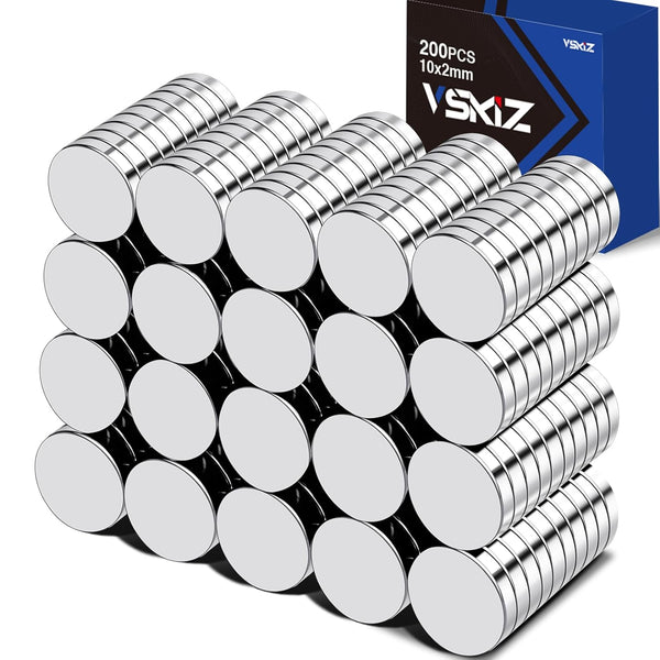 200Pcs Small Round Neodymium Disc Magnets, Tiny Rare Earth Magnets for Fridge, Crafts, Whiteboard, Kitchen Cabinet,