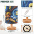 NFMILI Vintage Oil Painting Bedside Lamps for Bedrooms, Small Table Lamps, Modern Nightstand Desk Lamp with USB Port