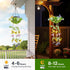 MEYCEMT Summer 2 Pack IP65 Colorful Solar Butterfly Lights for Spring & Garden, Hanging Lights with Fluttering