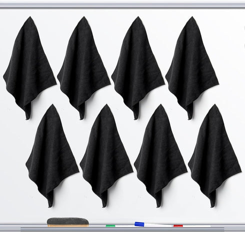 Ira Pollitt 8 Pieces Magnetic Cleaning Cloth Dry Erasers Microfiber Dry Erase Erasers Reusable