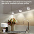 2 Pack Magnetic Battery Operated Light Bulbs, Remote Control, Cordless LED Puck Lights, Wireless Dimmable E26 for Non
