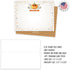 Koko Paper Co. Fall Pumpkin Thank You Cards – 25 Flat Note Cards with Envelopes for Baby Shower, Thanksgiving & More