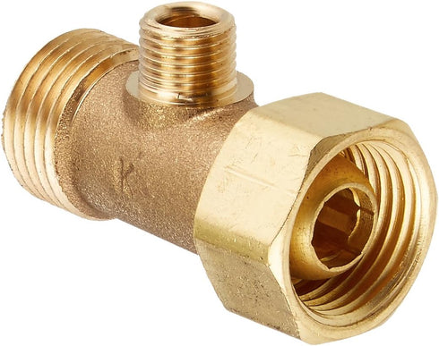 Do it 1/2 In. FIP x 1/2 In. MIP x 1/4 In. OD Brass Extender Tee
