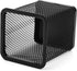 Nicunom 12 Pack Metal Pen Holder - Square Mesh Pencil Cup Desk Organizer for Office, Black