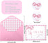 OIPKKUI 30Pack Pink Bow Thank You Cards with Envelopes Stickers Bow Blank Note Card Watercolor Greeting Card