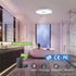 Fixture,11 inch 18W,with Dimmable Smart Waterproof LED Flush Mount Ceiling Light Bluetooth Speaker,RGB Color Changing