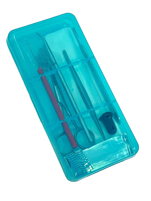 ArTLaB Premium 25 Piece Dissection Kit, Stainless Steel Biology Instruments with Scalpel Handle, Blades & T-Pins