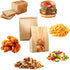 100 14"x8.3"x3.5" Packaging Pcs Large Bread Bags with Tin Tie & Clear Window, Paper Bakery Bags for Homemade Sourdough