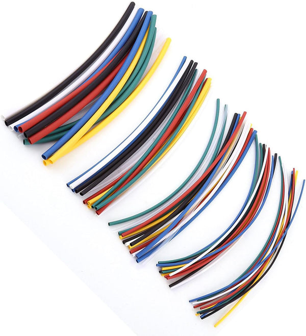 70Pcs Heat Shrink Tubing Kit, 2:1 5 Sizes Assortment, Electric Insulation Heat Shrink Tube Kit, 7 Colors