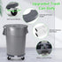 15-19 Inch 480lbs Nefish Upgraded Trash Can Dolly Wheels, Adjustable Round Barrel Dollies Wheels, Heavy Duty Drum