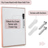 Mr. Pen Dry Erase Board, 14” x 11”, Rose Gold Aluminum Frame, Magnetic Dry Erase Board, Small White Board
