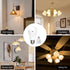 Neporal MagicGlow Rechargeable Light Bulbs, 3000-6000K, E12, 2 Count