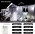 4 Pack 66FT 200 8 String Lights Battery Operated with Timer, LED Waterproof Battery Twinkle Lights, Modes Fairy Light