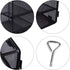 EASEPRES 5 Slot Mesh Desk Organizer Tray, File Paper Letter Holder for Office Home School Classroom Storage