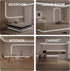 Olaholii 16.4ft 6500K Ra93+ Dimmable COB Led Strip Light with Remote, Bright Daylight White Led COB Strip Light, White