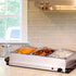 OVENTE Electric Buffet Server and Food Warmer, Three 1.5 Quart Chafing Dish Set with Stainless Steel Tray