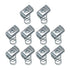 Strut Channel Nuts, 3/8-16 Long Spring Nuts with Zinc Electroplate Finish, Great for Strut Channel (10 Pack)