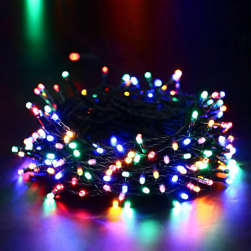 2 Pack 72ft 200 8 Flacchi Solar String Lights Each LED Modes Outdoor String Lights Waterproof Solar Fairy Lights