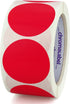 ChromaLabel 2 Inch Round Colored Stickers, Permanent Sticky Dots, Ideal for Arts and Crafts, 500 Red Sticker Dots per