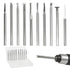 10 PCS Wood Carving Drill Bits Set for Dre-Mel Router and Rotary