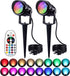 SUNVIE RGB Spot Lights Outdoor 12W LED Color Changing Landscape Lights with