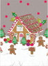 Tree-Free Greetings Holiday Greeting Cards, Gingerbread Merry Christmas, Vintage Brown Recycled Paper, 10-Pack
