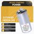 Seentech 35+7.5 uf AC CBB65 Dual Run Round Capacitor, Replacement Part for Condenser and Heat Pump