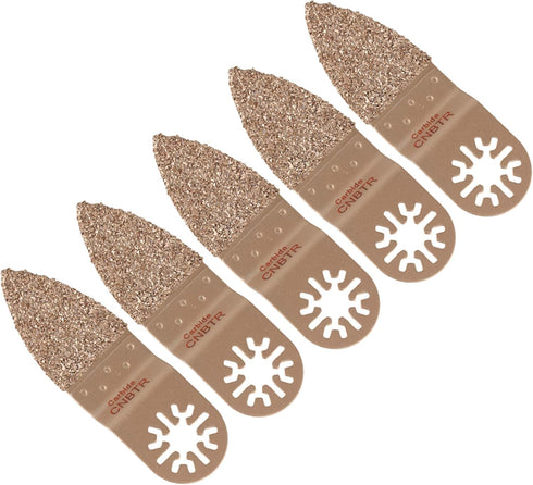 CNBTR 5Pcs Universal Carbide Oscillating Finger Sanding Pad for Grinding Stone, Oscillating Tool