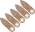 CNBTR 5Pcs Universal Carbide Oscillating Finger Sanding Pad for Grinding Stone, Oscillating Tool