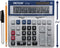 Victor 16-Digit Desktop Calculator, Silver and Blue