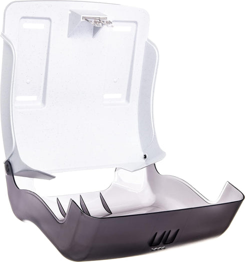 400 Multifold/240 11.5 6 Inches, San Jamar Classic UltraFold Towel Dispenser for C-Fold Towels, Plastic, x Black