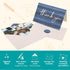 Set 100 Pack 4x6 Set VNS Creations Thank You Cards With Envelopes Bulk & Stickers - Blank Thank You Notes Bulk Box