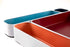Three by Three Seattle 5 Piece Metal Organizer Tray Set for Storing Makeup, Stationery, and More