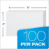 Oxford Blank Index Cards, White, 3" x 5", 100 Per Pack (40135)