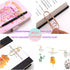 Pen Holder for Notebook, 20PCS Metal Pen Clips with Heart, Cute Journal Paperclips, Large Size Pencil Holder (Rose Gold)
