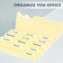 PANDRI 220 Pack File Folder, 1/3 Cut Tab, Letter Size, Filing Folder for Office School Business
