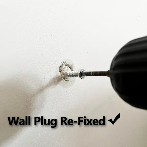 20 Packs Drywall Masonry Anchor Repair Kit, Heavy Duty Wall Hole Patch Filler for Quick Fixes