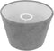 MAGICLULU Fabric Table Lamp Shade Replacement, Grey Linen Lampshade Cover for Bedroom