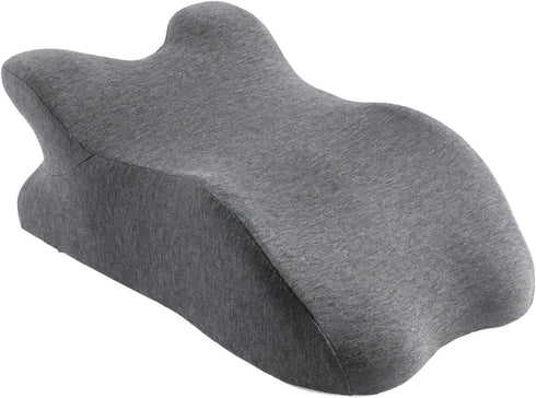 Memory Foam Waist Pillow with Breathable Cotton Cover Ergonomic Lower Back Support