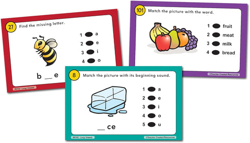 Teacher Created Resources Power Pen Learning Cards: Long Vowels, Model: 6102