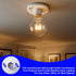 JOUTYFOR 10 Pack E26 Bulb 660w 250v Lamp Holder Medium Base White Ceiling Light Sockets for Incandescent Fluorescent